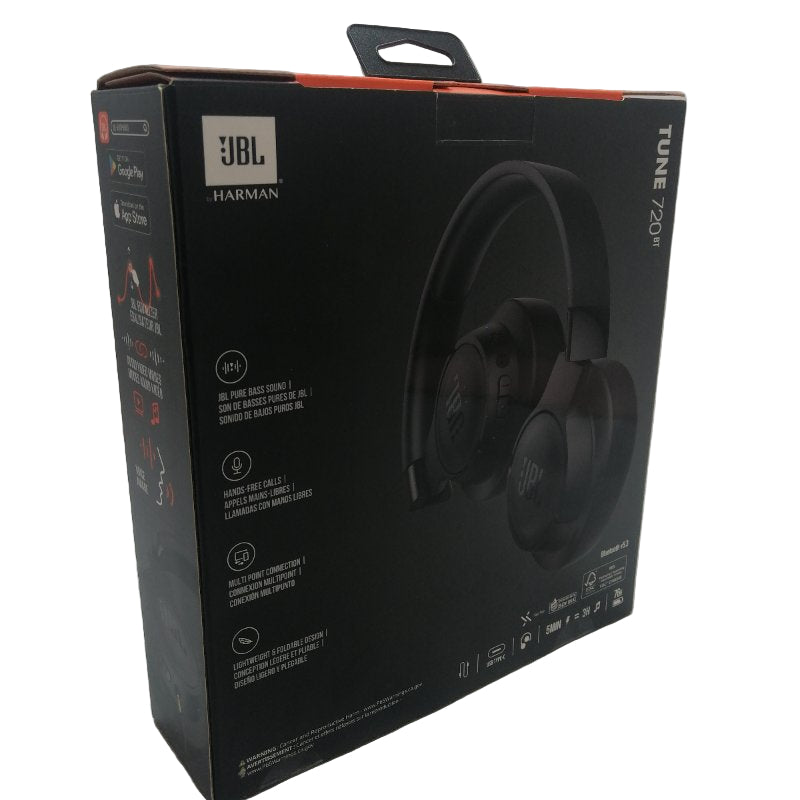 Audífonos Bluetooth Jbl Tune 720 Bt Negro