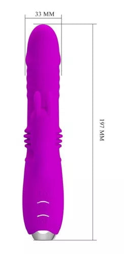 Vibrador Pretty Love Dorothy Silicona Recargable Morado