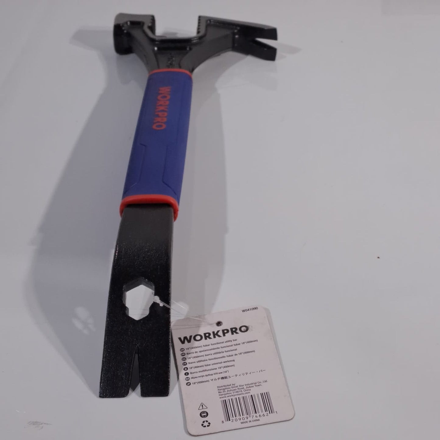 Barra De Apalancamiento Workpro W041090 Multifuncion Negro 18Pulg