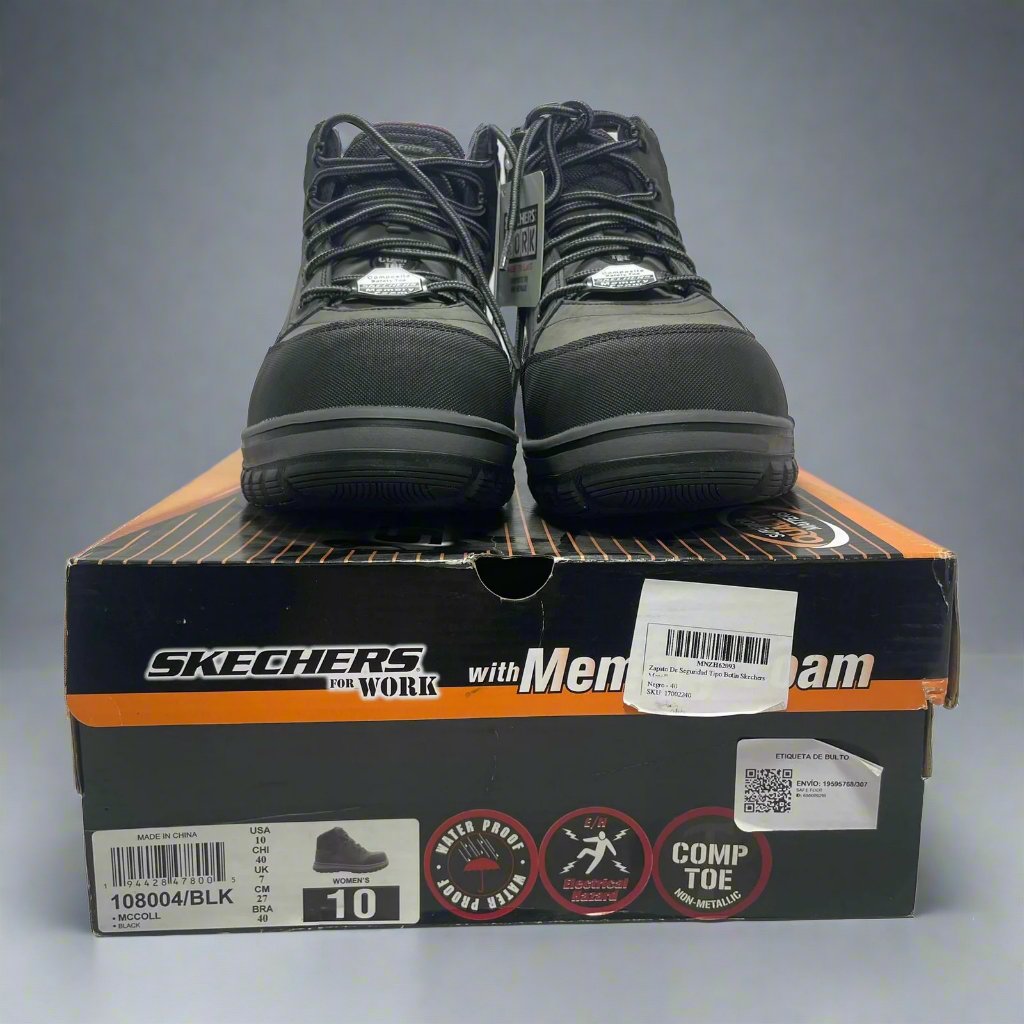 Zapato De Seguridad Skechers For Work 108004 Mccoll Talla 40