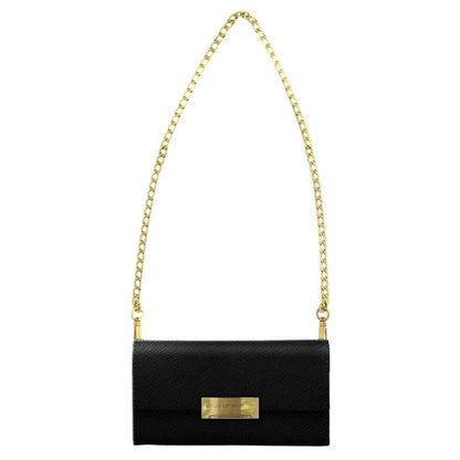 Carcasa iphone 11 pro/xs/x tipo clutch saffiano negro ideal of sweden