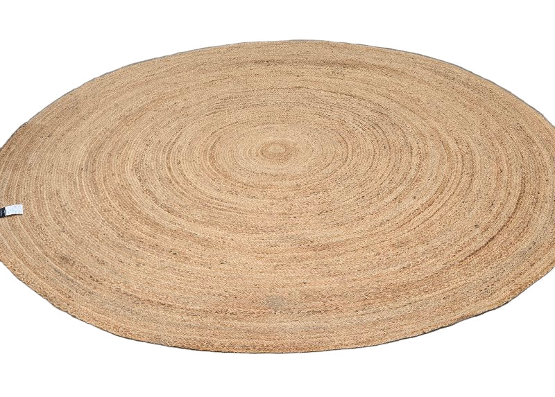 Alfombra Redonda Yute Tribus Del Mundo FPanaji 240 Cafe
