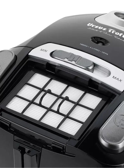 Aspiradora Arrastre Trotter  Ursus Silent 1804 Negro