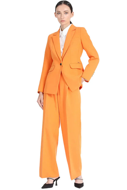 Traje Formal  Blazer  Pantalón Esprit Naranjo 40 2 Pieza Femenino