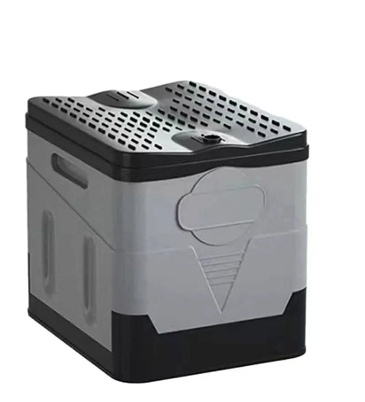 Baño Portátil Genérico Para Autos Plegable Negro