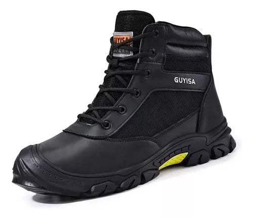 Zapatilla De Seguridad Guyisa Malla Voladora Y Goma Negro 44/ 27.2Cm Masculino