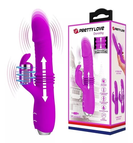 Vibrador Pretty Love Dorothy Silicona Recargable Morado