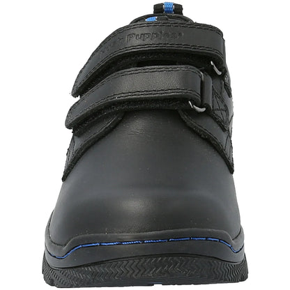 Zapato Escolar Hush Puppies  1 Work Velcro Negro 29