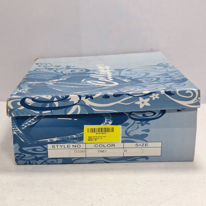 Zapato Brillos Taco Y Plataforma 10c Caqui 40