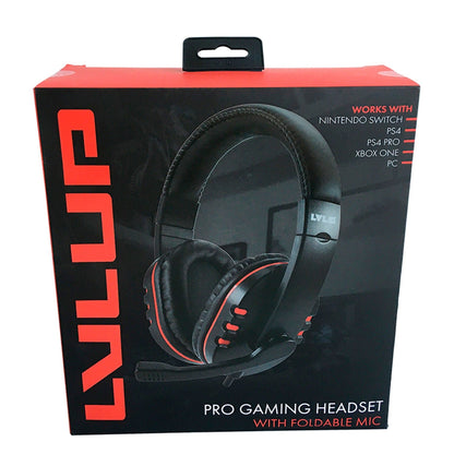 Audífonos Pro Gaming Headset Lvlup Ps4  Xbox One Negro