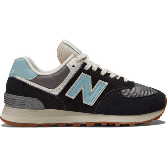 Zapatilllas New Balance Wl574rca Negro/Celeste 41 Femenino